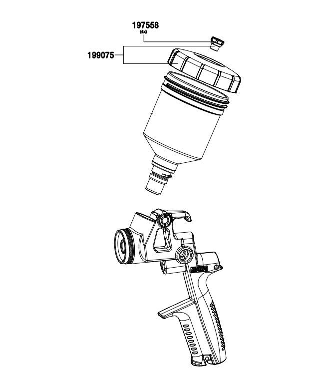 Schraubverschluss Mit Tropffänger Ring Und Anti-Tropf Vorrichtung